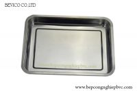 Khay inox 30x40CM | sử dụng đa năng : đựng thực phẩm, đựng trái cây, khay trưng bày...