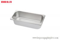 Khay inox gn 1/3, KT: 325 x 176 x 65|100|150|200mm