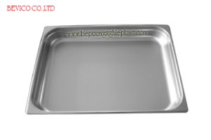 KHAY INOX GN 2/1, KT 650 x 530 x 20|40|65|100 mm