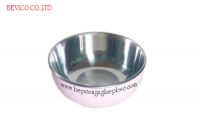 Chén inox bọc nhựa chống nóng 11cm