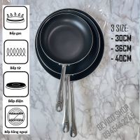 Chảo chống dính 30CM/36CM/40CM | đáy 2 lớp | tương thích cho bếp từ, bếp gas, bếp điện...