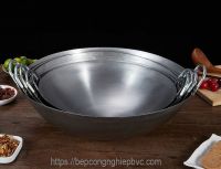 Chảo thép 2 quai 40cm - 45cm - 50cm - 55cm - 60cm - 70cm