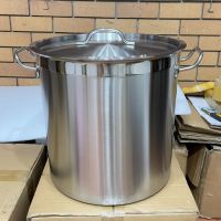 Nồi inox 3 đáy | 30cm (20 lít) - 35cm (30 lít) - 40cm (50 lít) | Dùng cho bếp từ, bếp gas, bếp hồng ngoại...