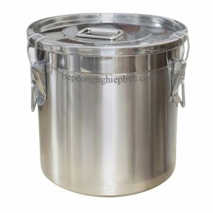 Xô Thùng Inox Nắp Có Khóa Cài #12L #20L #30L #50L #70L #100L