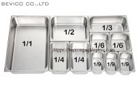 Khay inox đựng thực phẩm có nắp (nhiều size) | 1/1, 1/2, 1/3, 1/4, 1/6, 1/9