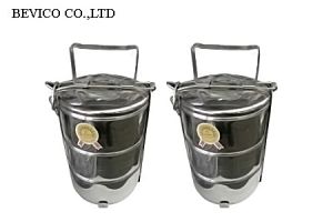 CAMEN  INOX 12 CM - 3 NGĂN