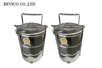 CAMEN  INOX 14 CM - 3 NGĂN