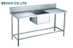 CHẬU ĐƠN CÓ BÀN 2 BÊN, KT: 120 x 75 X 80/90 CM